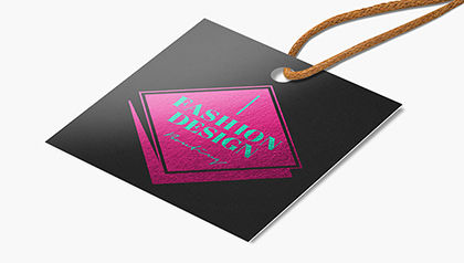 Metallic Hang Tag Printing  